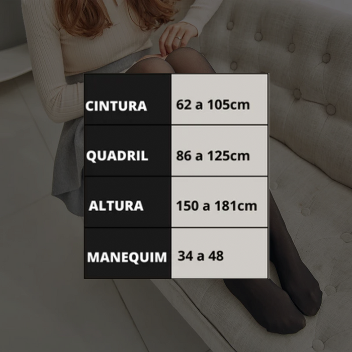 Meia-calça AURA Indestrutível Modeladora - Compre 1 e Leve 2