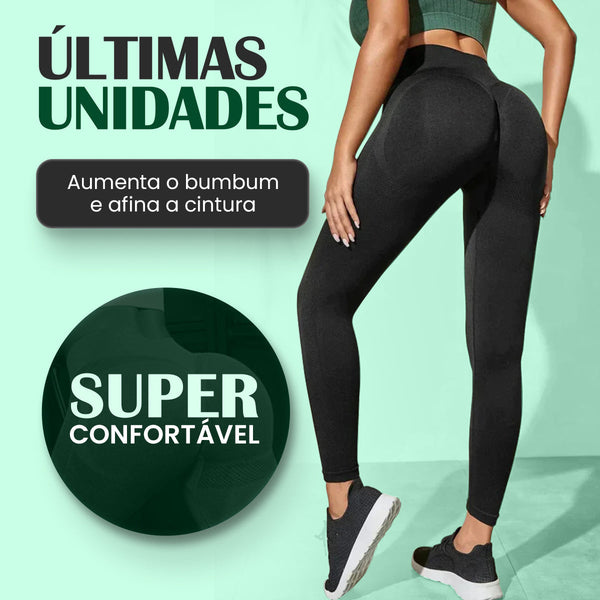 Kit 5 Calças Legging + Brinde - Aumenta Bumbum e Afina Cintura - DIRETO DA FÁBRICA (Últimas Unidades!)